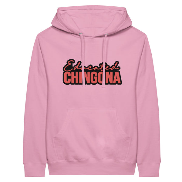 Educated Chingona - Empowering Memories Unleashed - Light Pink - Pullover Hoodies