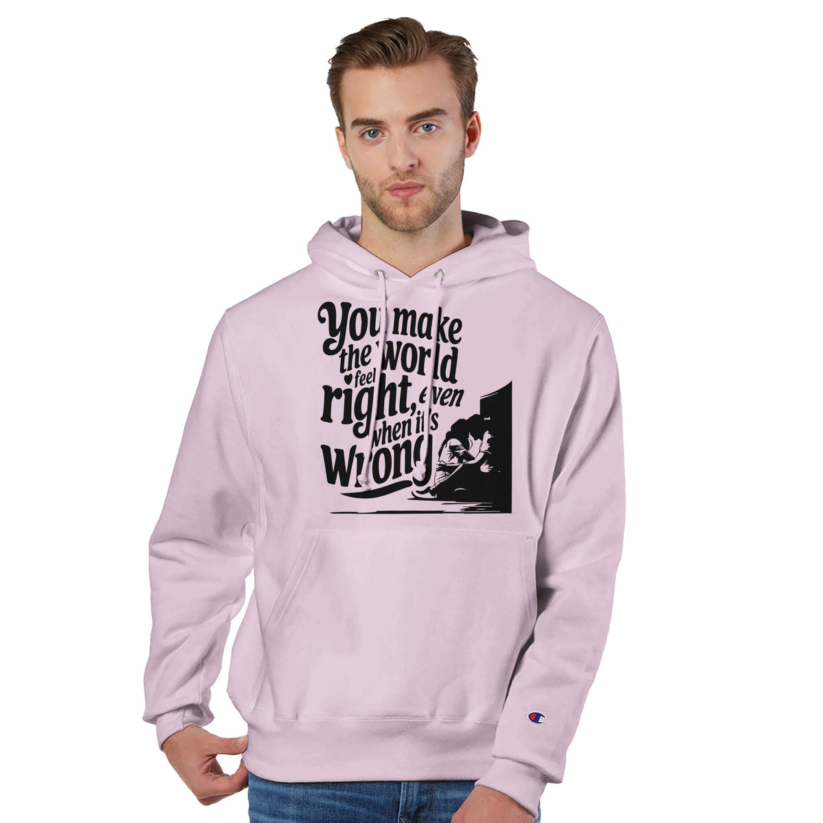 Finding Right in the Wrong Moments – A Cozy Gift for Him - body blush - Hoodies