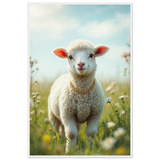 Pure Joy – Wooden Poster Gift for Baby Room - - Wooden Framed Posters