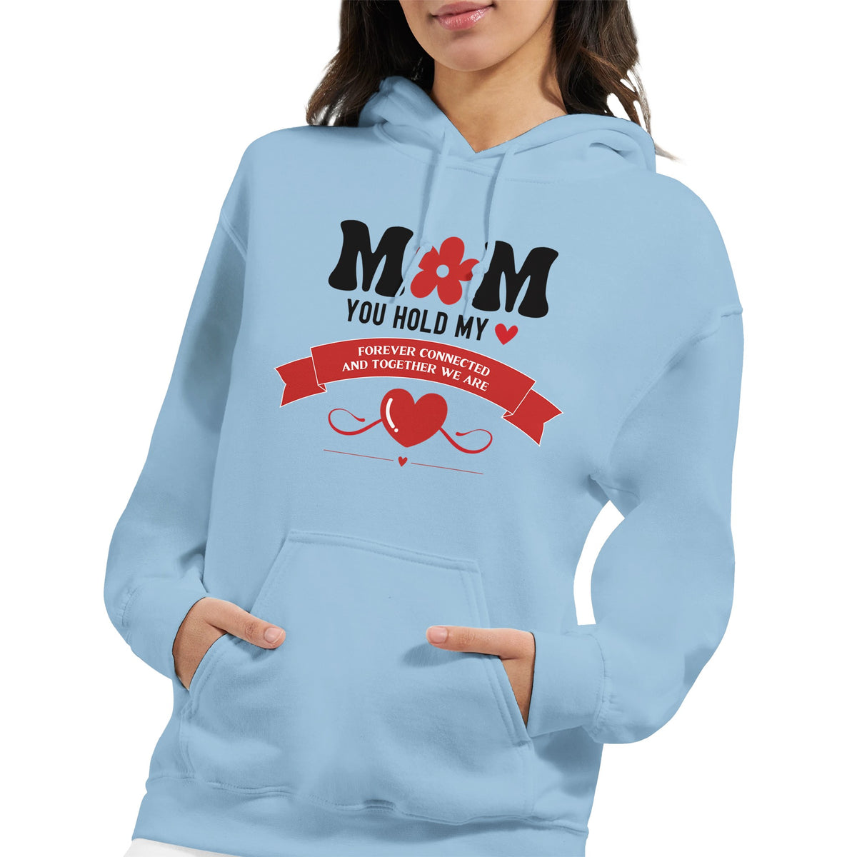 Bonded by Heart - Unbreakable Ties Pullover - Light Blue - Hoodies