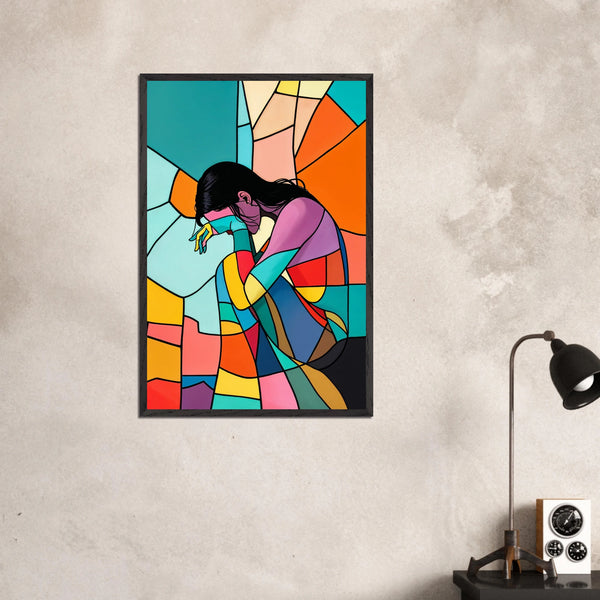 Gift of Reflection – Premium Framed Poster - Black frame - Wooden Framed Posters