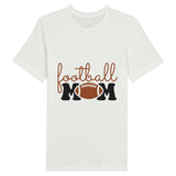 Celebrate Mom's Team Spirit – Football MOM Tee - White - Crewneck T.shirts