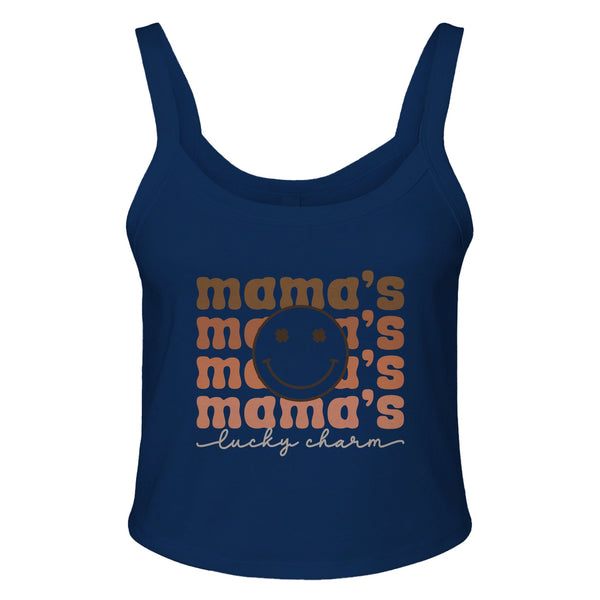 Mama’s Lucky Charm - A Symbol of Love - solid navy blend - Print Material