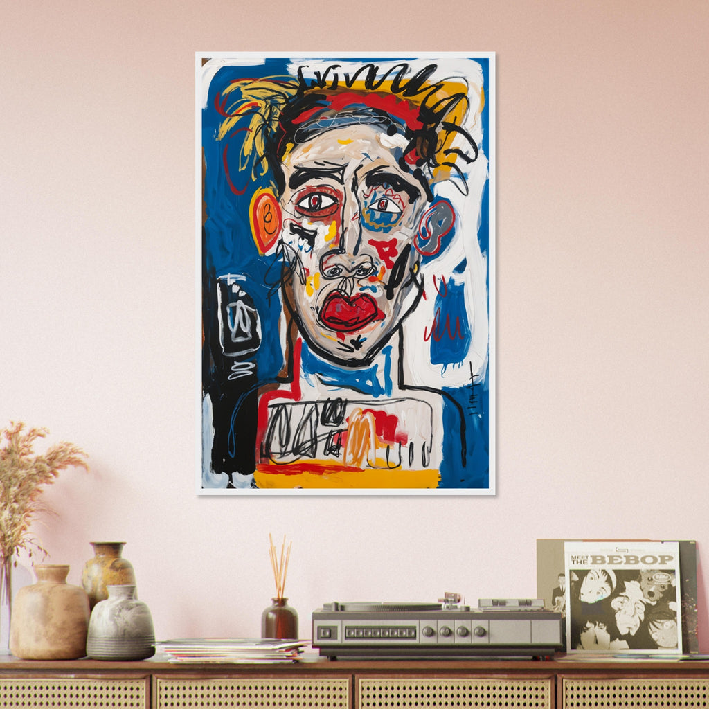 Unfiltered Creativity - Abstract Portrait Framed Art - - Framed Posters