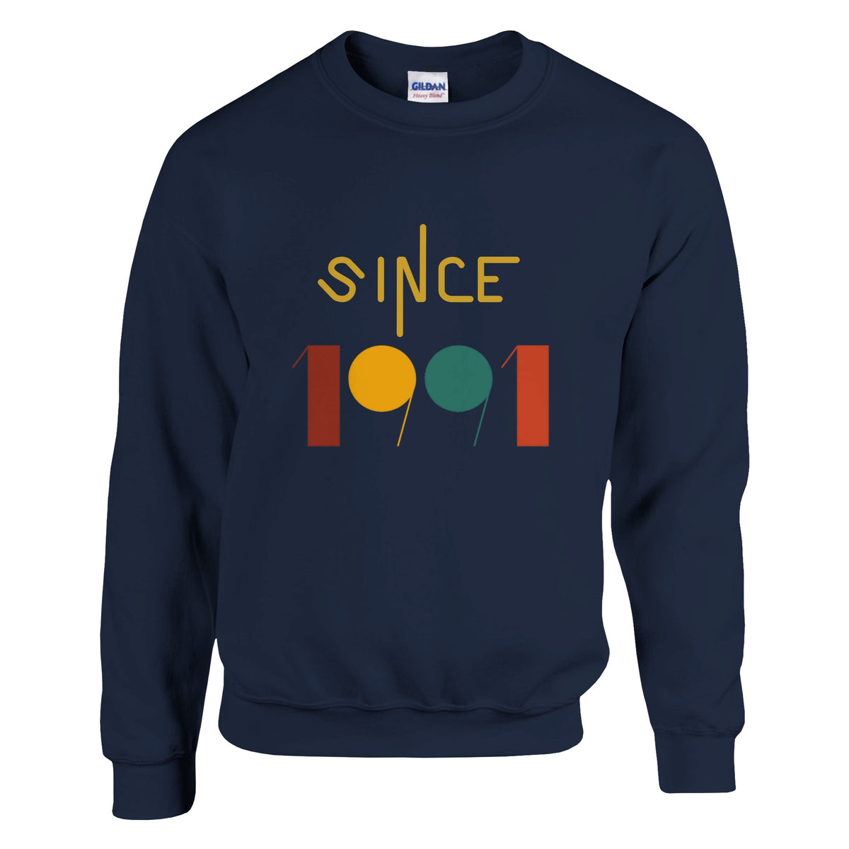 Year Your Choice Classic Unisex Crewneck - Soft Cotton-Poly Blend - Navy - Crewneck Sweatshirts