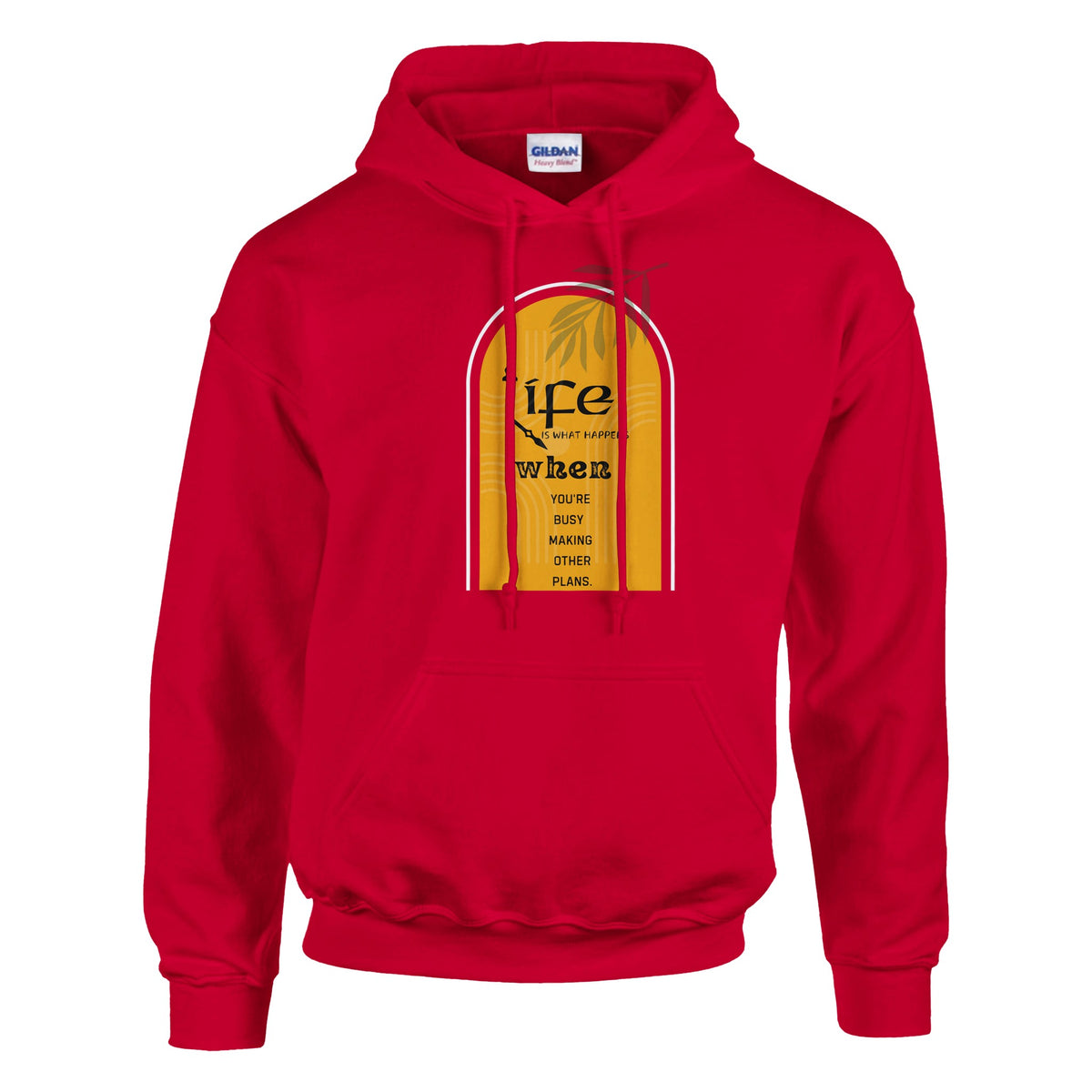 Life Happens - Embrace the Moment - Red - Pullover Hoodies