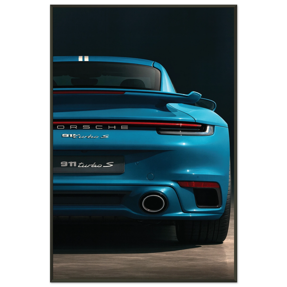 Gift Iconic Drive – 911 Turbo S Metal Framed Poster - Default Title - Metal Framed Posters