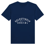 Discerning Style Statement T-Shirt - Navy - T-shirts