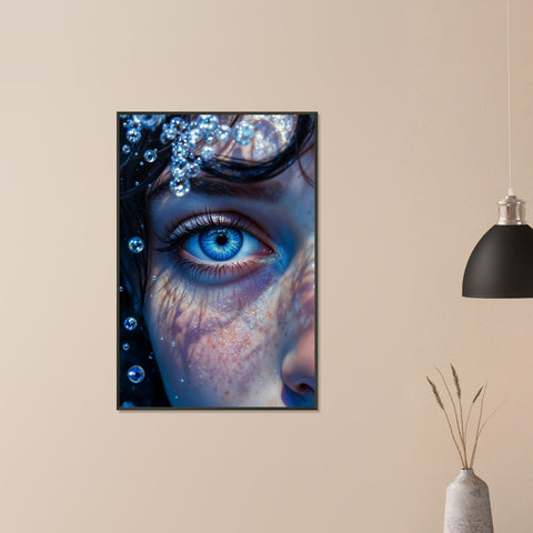 Depth of Vision - Enchanting Blue Eye Art