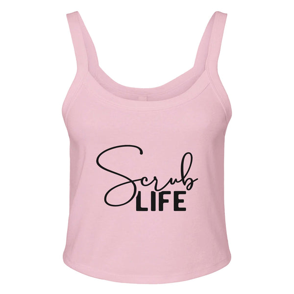 Scrub Life - Embrace the Everyday Hero - solid pink blend - Print Material