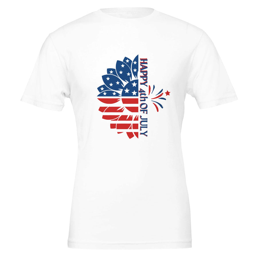 Boldly Celebrate Independence Day - Crewneck T-shirt - White - T-shirts