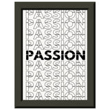 Passionate Repetition - Art That Inspires - 13x18 cm 5x7″ - Metal Framed Posters