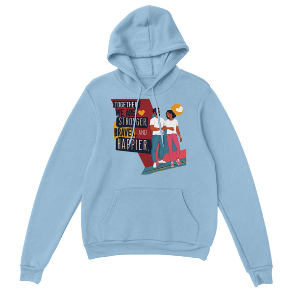 The Power of Us - A Heartfelt Gift for Your Husband - Light Blue - Hoodies