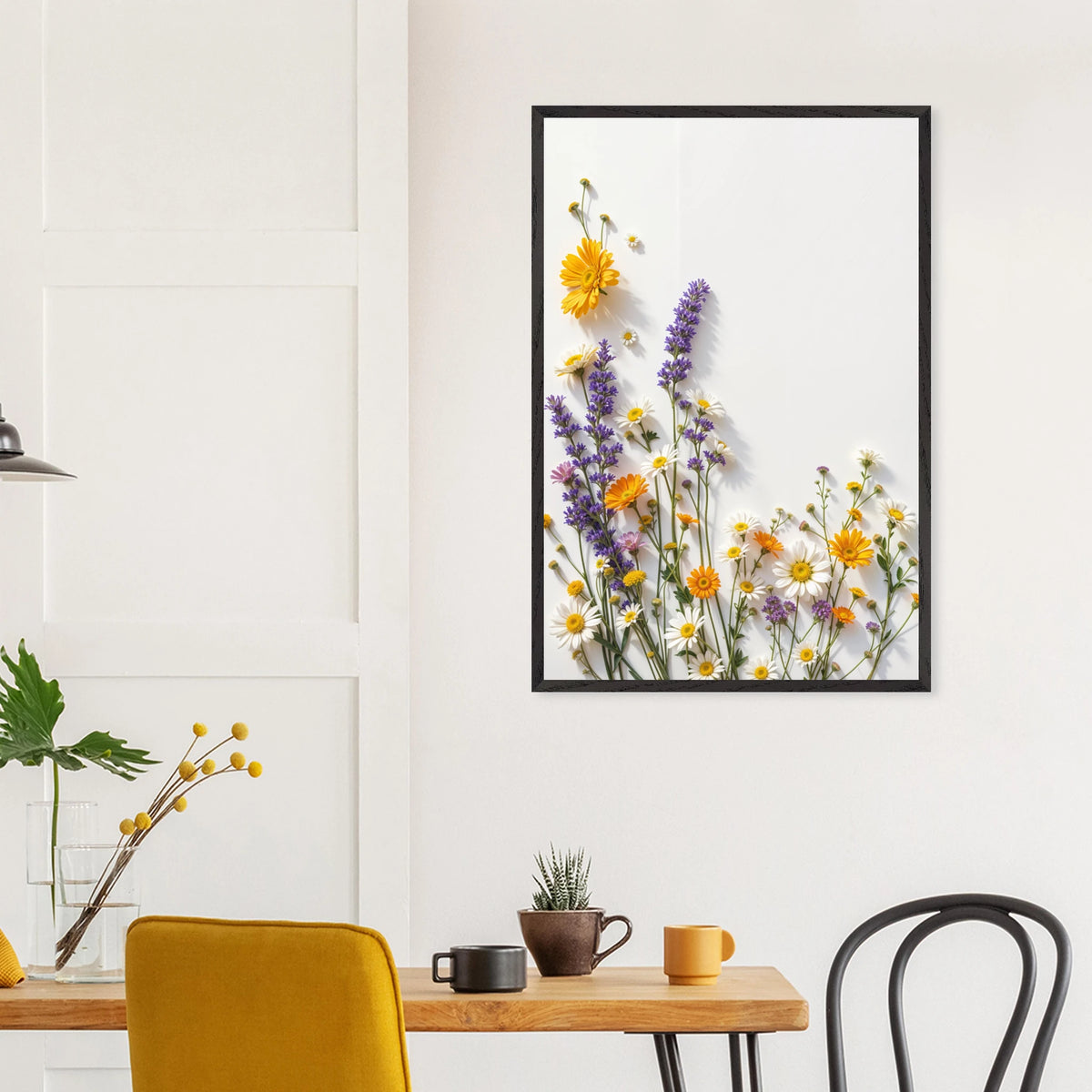 Bloom with Grace – Framed Poster for Nature Lovers - Black frame - Wooden Framed Posters