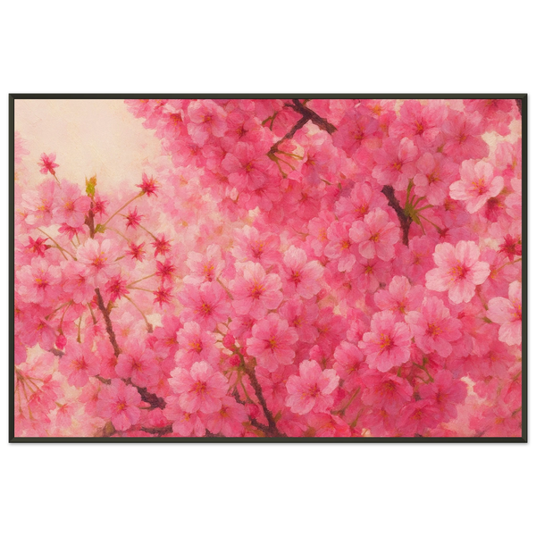 Cherry Blossom Metal Framed Poster – A Gift of Serenity - - Metal Framed Posters