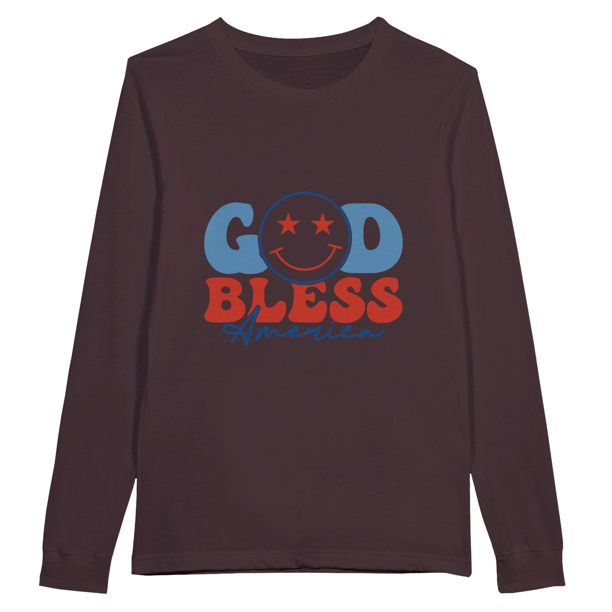 Patriotic Pride - God Bless America Shirt - Cardinal - Sweatshirt