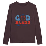 Patriotic Pride - God Bless America Shirt - Cardinal - Sweatshirt