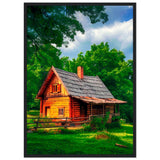 Peaceful Getaway - Framed Poster for Your Home - 50x70 cm 20x28″ Black frame - Framed Posters