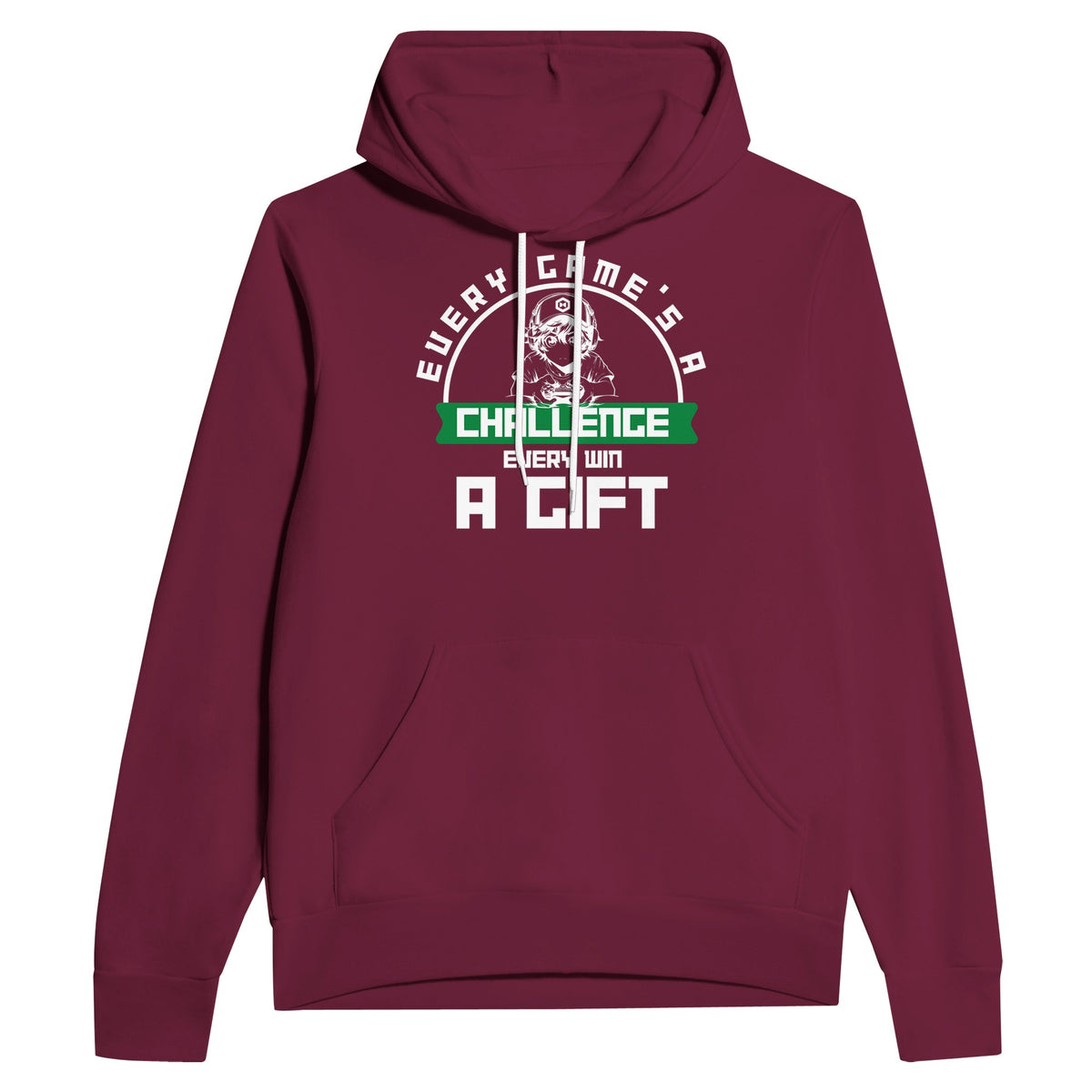 Challenge Accepted - Game Lover's Dream Hoodie - Maroon - Hoodies