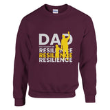 Strength in Resilience - A Tribute to Fatherhood - Maroon - Sweatshirts