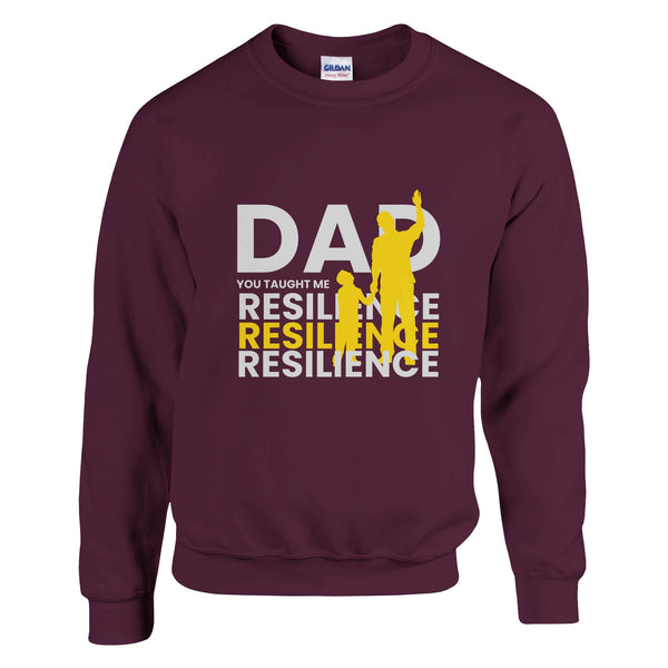 Strength in Resilience - A Tribute to Fatherhood - Maroon - Sweatshirts