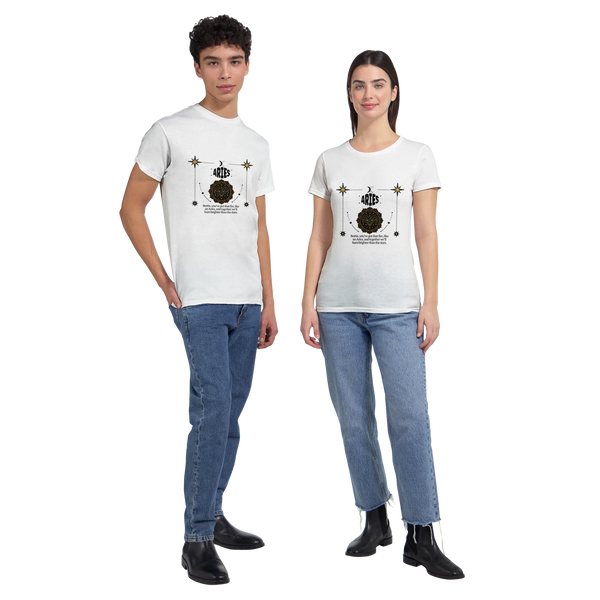 Zodiac Signs Cotton T-Shirt – Gift for Astrology Lovers - - T-Shirts