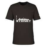 Sydney Skyline - Urban Elegance Tee - black white - T-Shirts