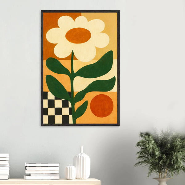 Wooden Framed Poster – A Gift of Sunshine Memory - Black frame - Wooden Framed Posters