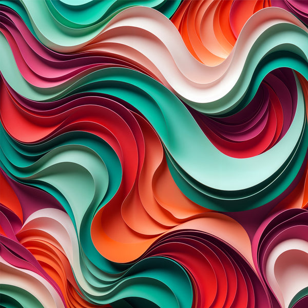 Flowing Layers of Harmony - - Framed Posters