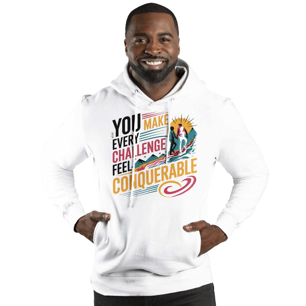 Facing Life’s Challenges Together – A Hoodie for Him - White - Hoodies