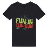 Summer Bliss - FUN IN THE SUN T-shirt - Black - Print Material