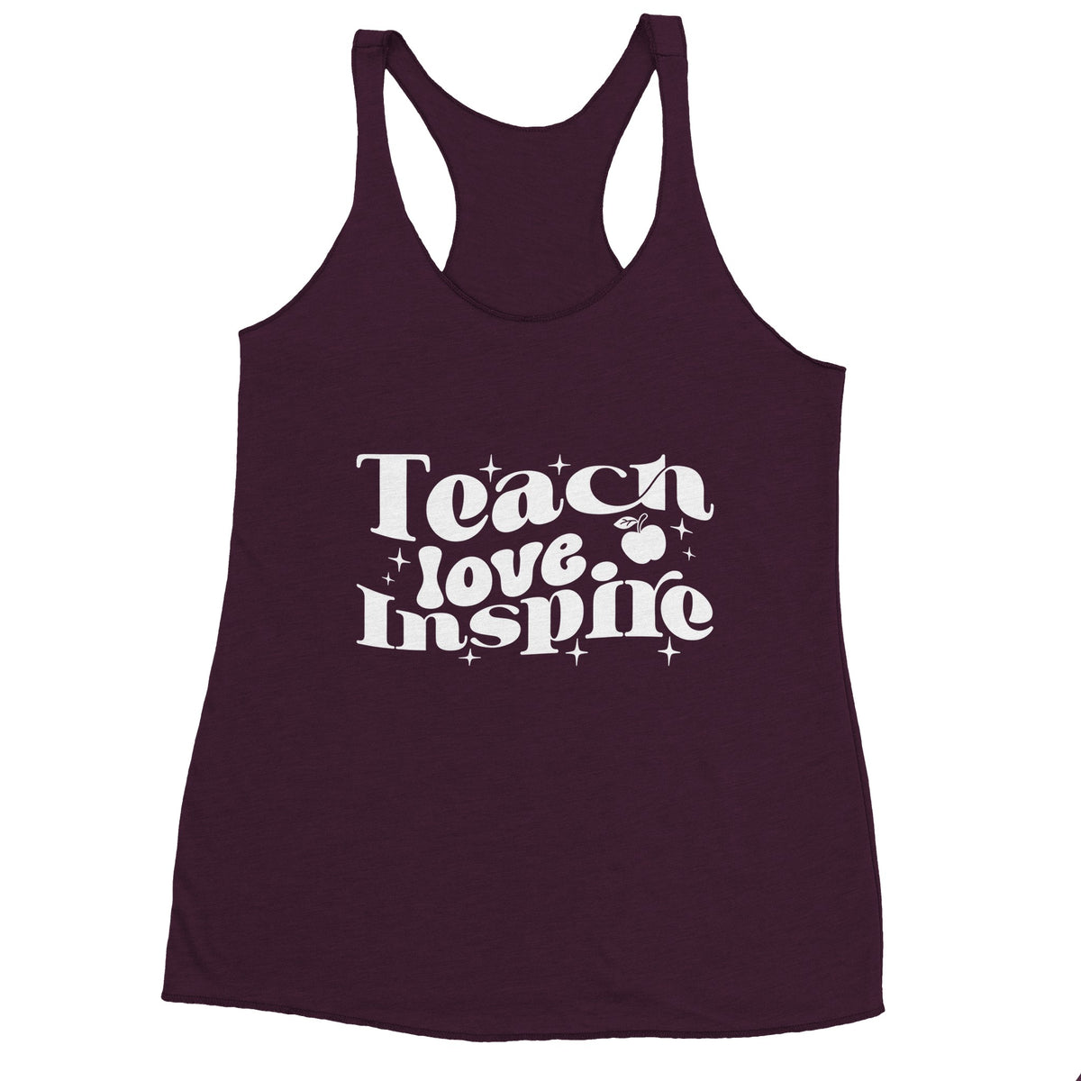 Spread Love - Embrace Empowerment in 'Teach Love Inspire - Vintage Purple - Print Material