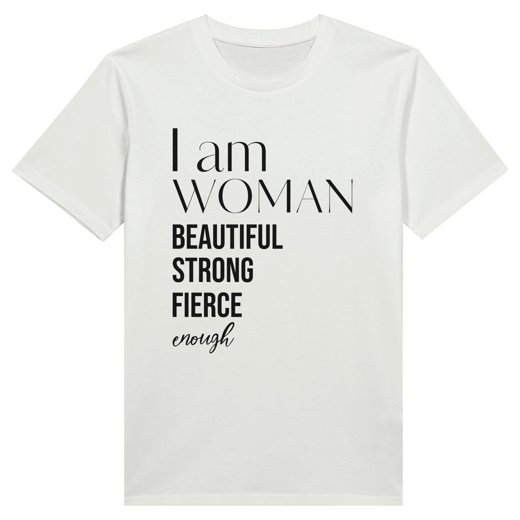 Fierce & Beautiful - Celebrating Women's Strength - White - Crewneck T-shirts