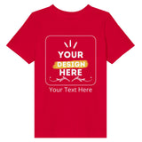 Playtime Perfect - Soft and Durable Customizable Toddler T-Shirts - Red - Kids' T-Shirts