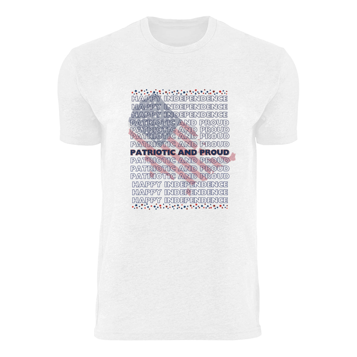 Celebrate with Patriotism - White - Crewneck T.shirts