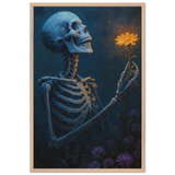 Life & Death Art Print – Philosophical Wooden Frame Poster - Wood frame - Wooden Framed Posters