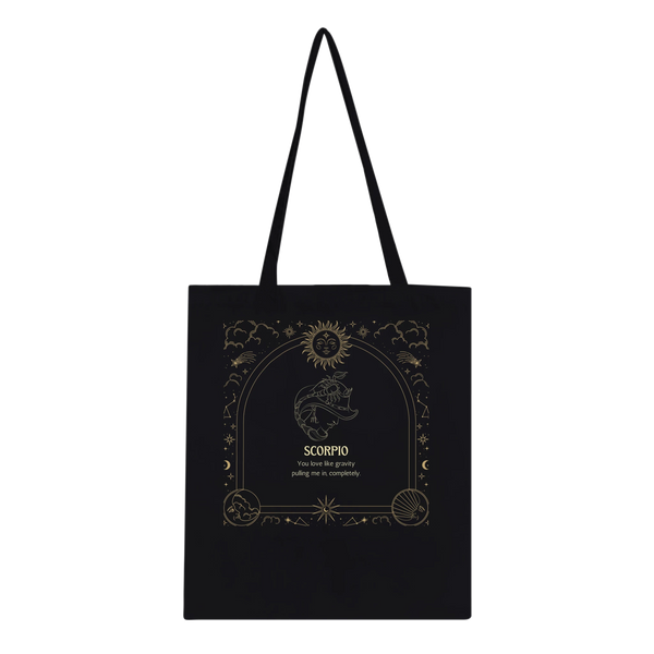 Astrology Tote Bag for Aries to Pisces Souls - Scorpio - Tote Bags