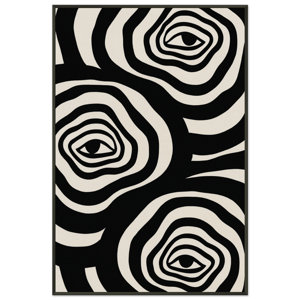 Depth of Perception – Abstract Eyes Metal Poster Gift - Default Title - Metal Framed Posters