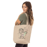 Eco-Friendly Tote Bag - A Tribute to Daughters’ Love and Joy - khaki - Tote Bags