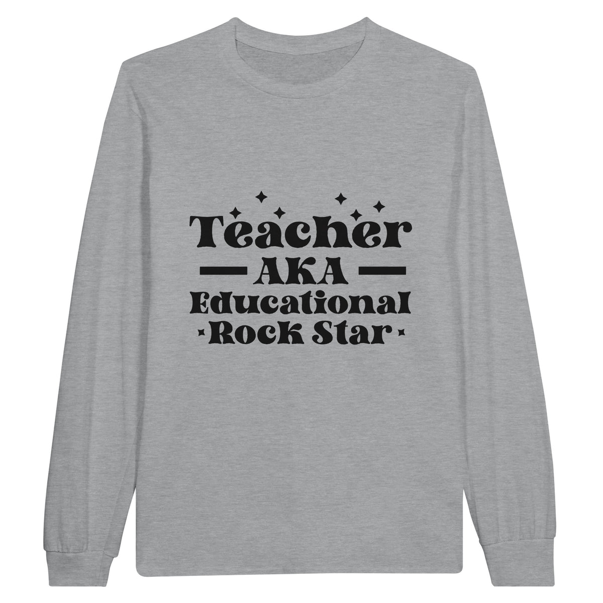 Teacher - Shaping Minds, Rocking Worlds - Sports Grey - Sweatshirt