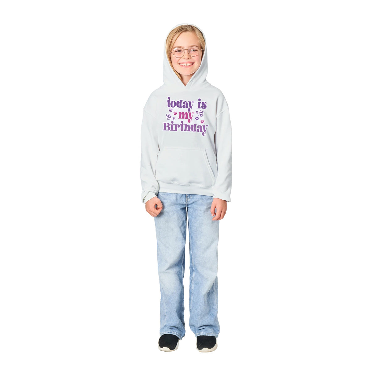 Wear Your Joy - 'Today is My Birthday' Hoodie for Festive Fun - - Hoodies