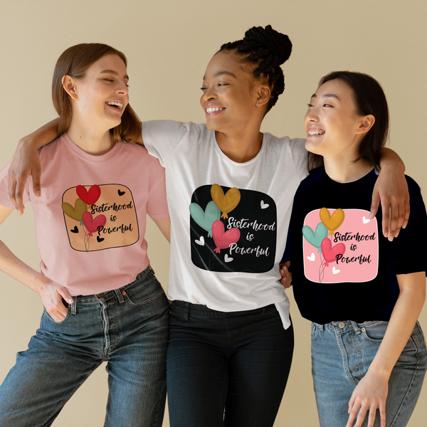 Empowering Connections - Sisterhood Speaks Crop Top - - Crop Tops