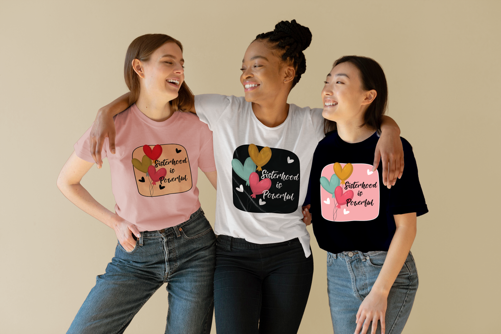 Empowering Connections - Sisterhood Speaks Crop Top - - Crop Tops