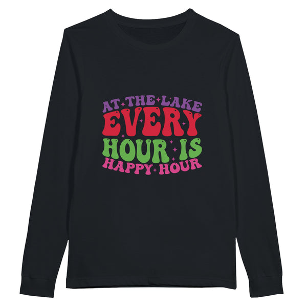 Lake Bliss - Happy Every Hour Tee - Black - Sweatshirt