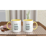 Vibrant Customizable Ceramic Mug - Your Perfect Daily Companion - - Mugs