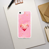 Royal Love Duo - King & Queen Heart iPhone Case - - Tech Accessories