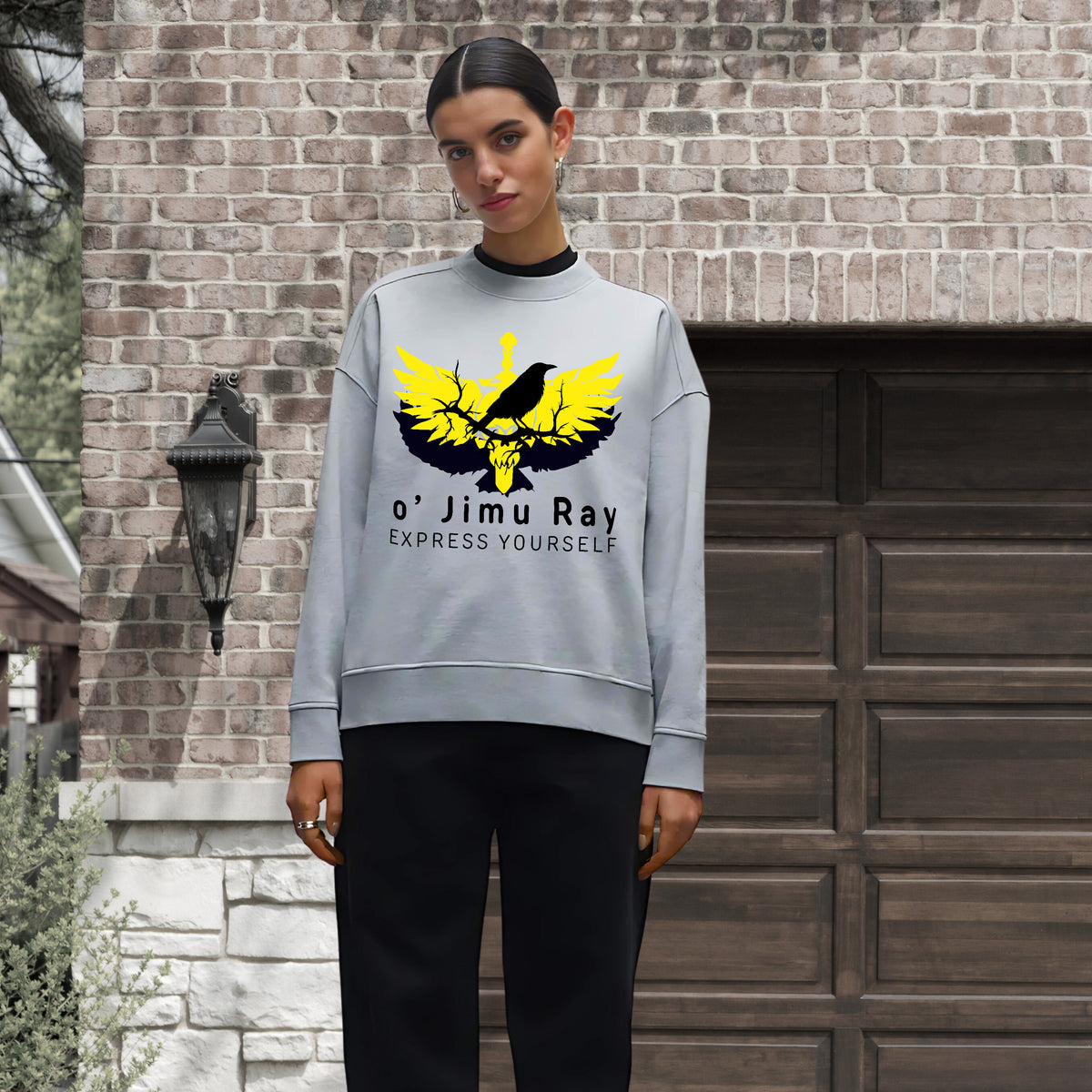 Eagle's Flight - Oversized Elegance - - Sweatshirts