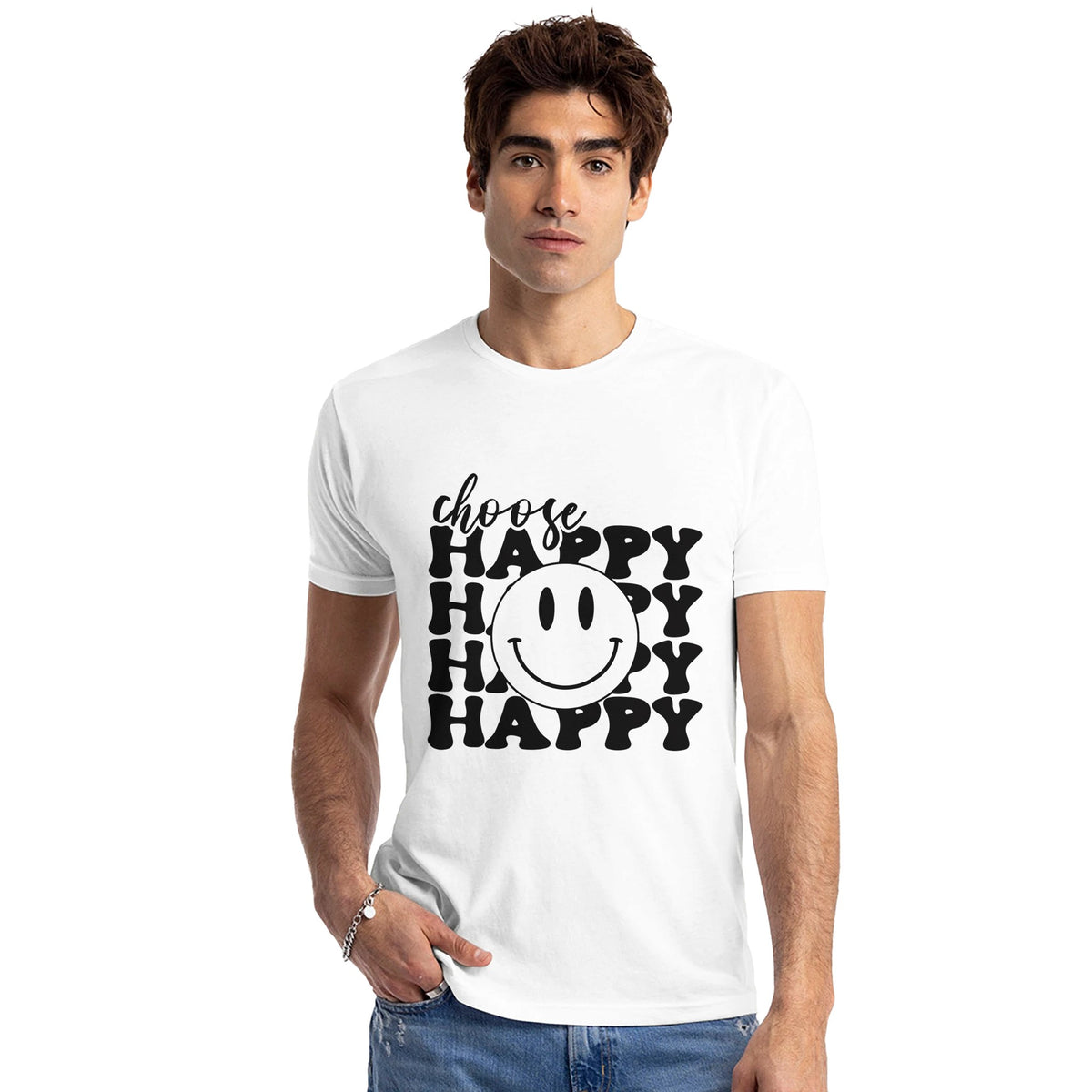 Select Happy - Dress in Positivity, Spread Joy - - Print Material