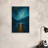 Whispers of the Night – Wooden Framed Poster Gift - - Wooden Framed Posters