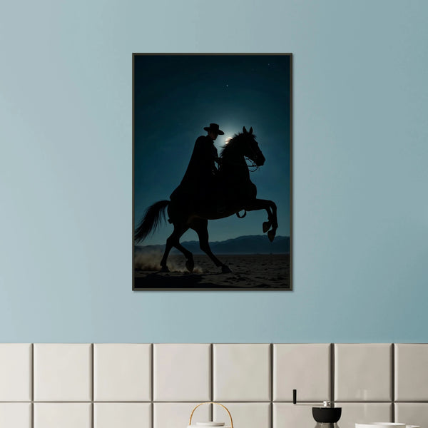 Lone Rider – Giftomory Framed Print - Default Title - Metal Framed Posters